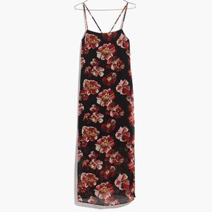 Apron Slip Dress in French Rose, Size 0